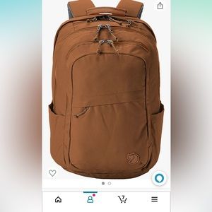 Fjällräven 28L chestnut backpack/laptop